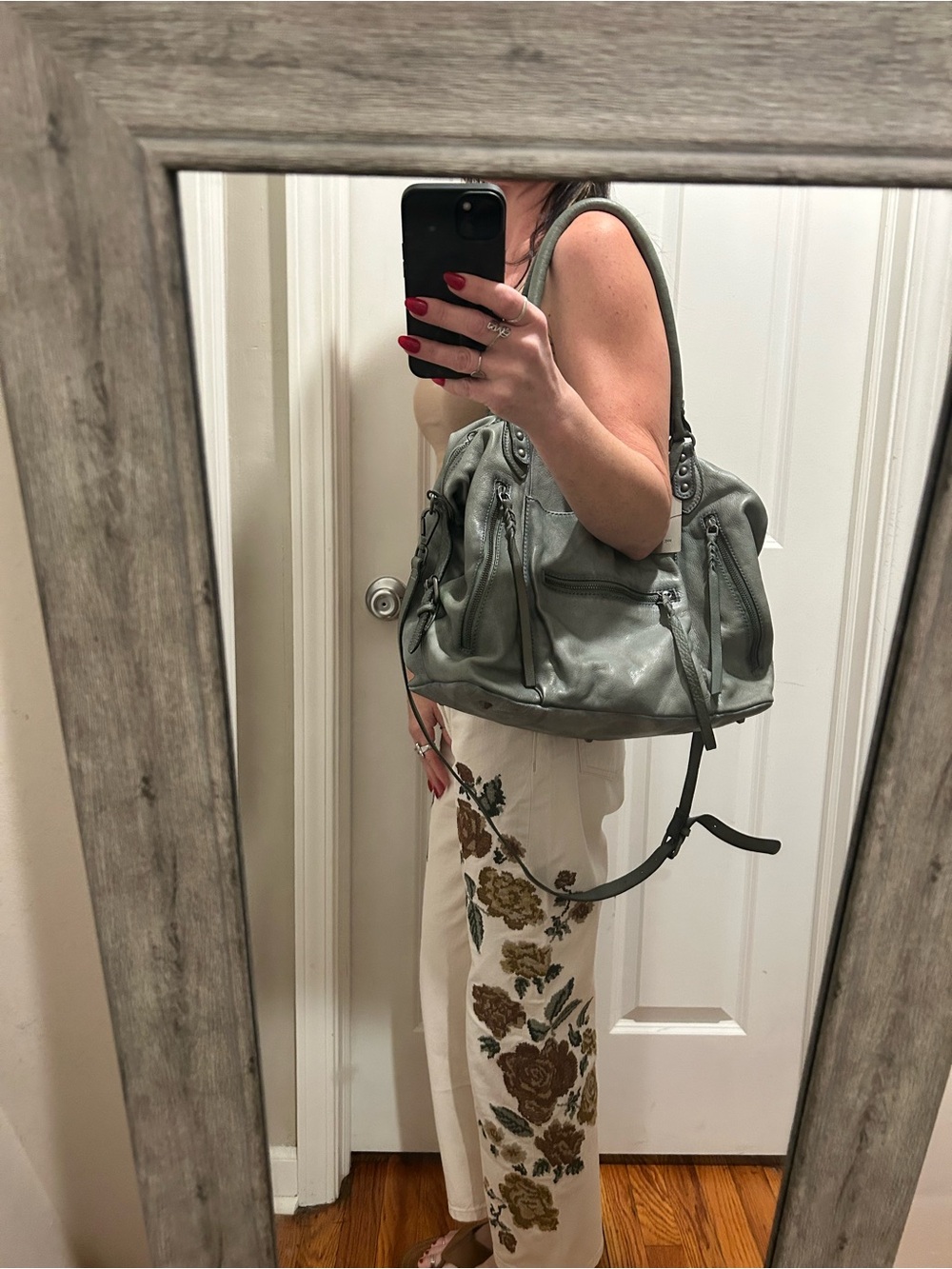 ❗️SOLD❗️We The Free Emerson Tote-Secret Sage-Micro Emerson, Scarves, Charms - Picture 15 of 16
